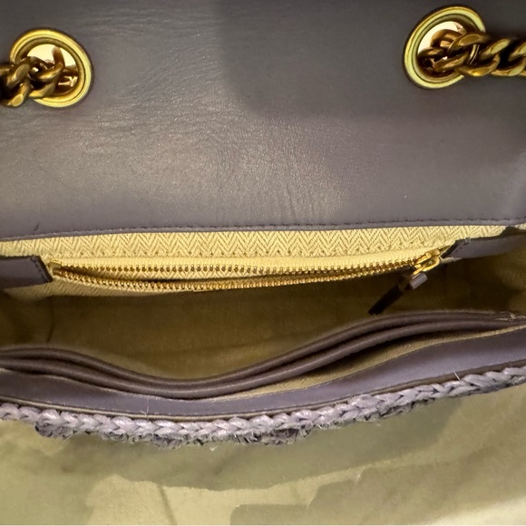 Tory burch Kira Straw Crochet Small Convertible Shoulder Bag - Picture 7 of 15